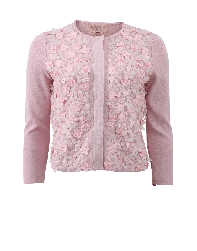 Embroidered Floral Cardigan