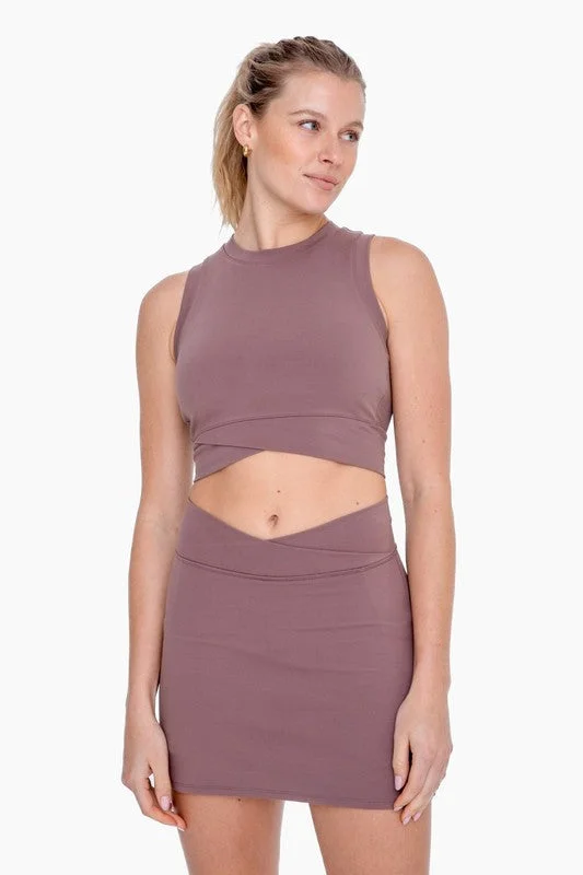 Mono B Deep Taupe Venice Active Top