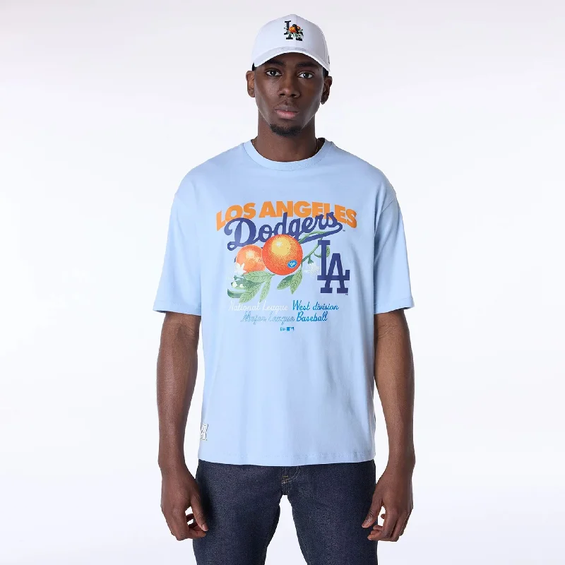 LA Dodgers MLB Fruit Pastel Blue T-Shirt