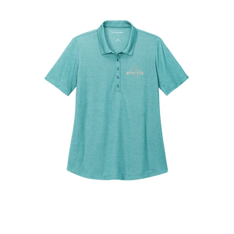 #Port Authority Ladies Fine Pique Blend Polo