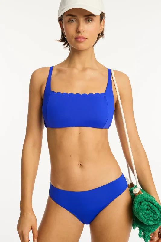 Scallop Square Neck Bralette