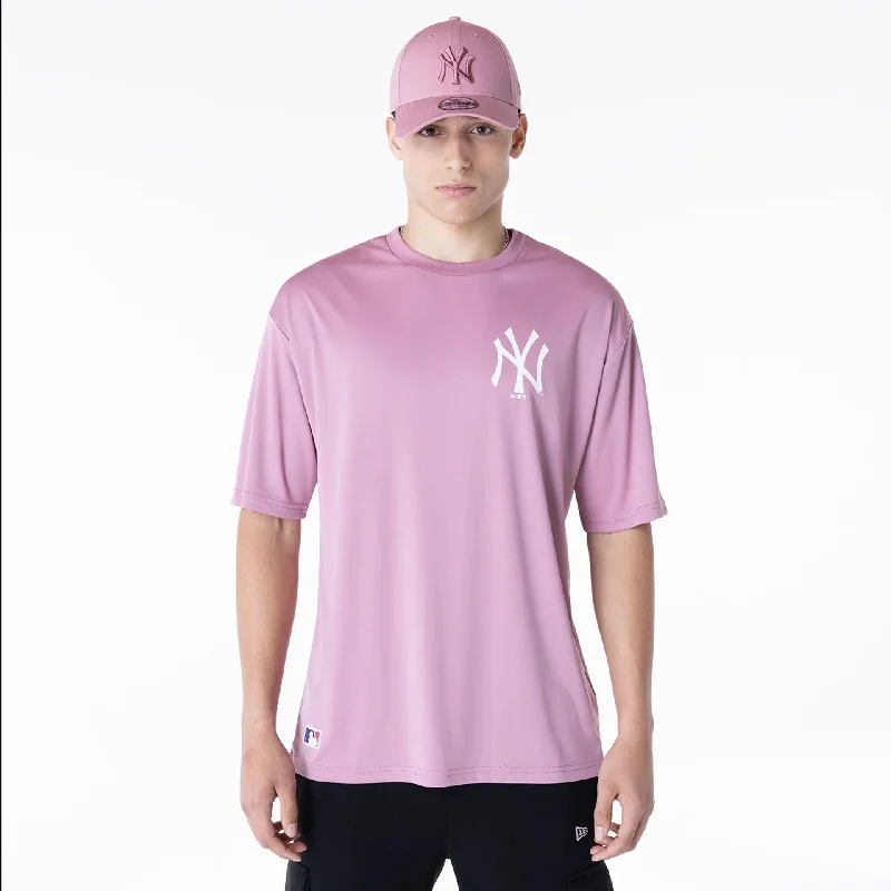 New York Yankees League Essential Dark Pink T-Shirt