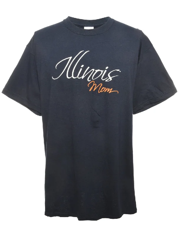 Illinois Mom Printed T-shirt - M