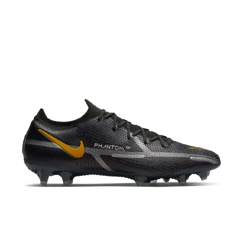 Nike Nike Phantom GT2 Elite FG-BLACK/BLACK/DARK GREY-METALLIC GOLD