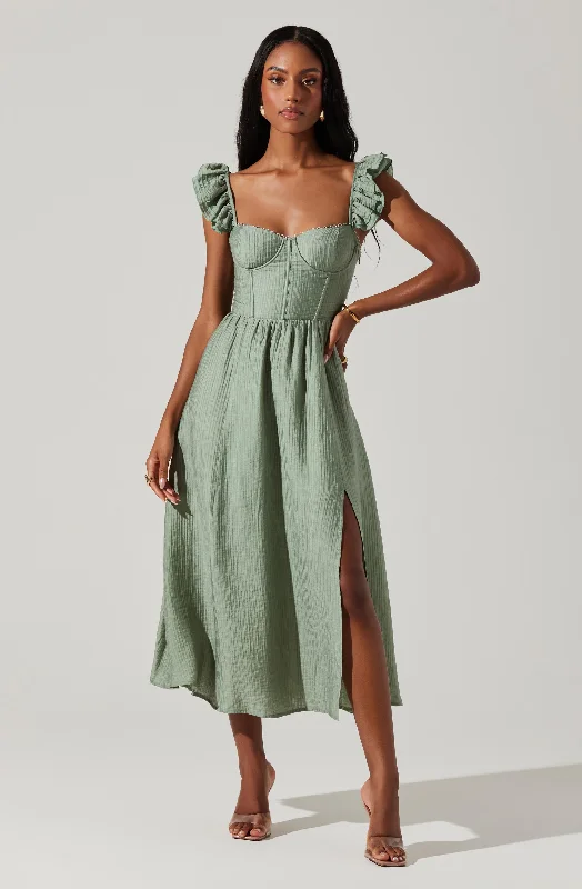 Wedelia Bustier Midi Dress