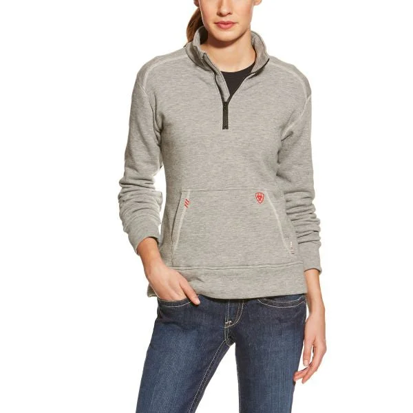 ARIAT FR WOMEN'S POLARTEC 1/4 ZIP FLEECE SWEATSHIRT