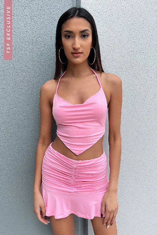 Pixie Crop - Pink