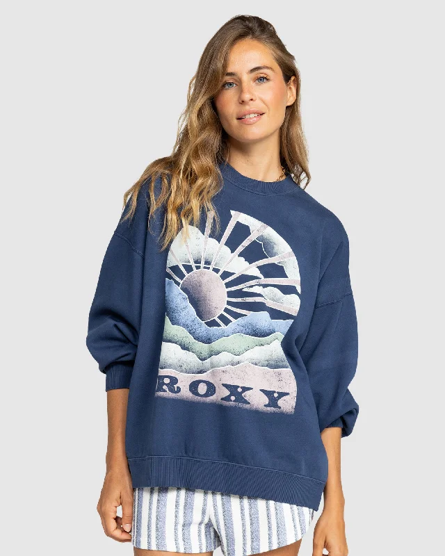 Womens Lineup Pullover Sweatshirt